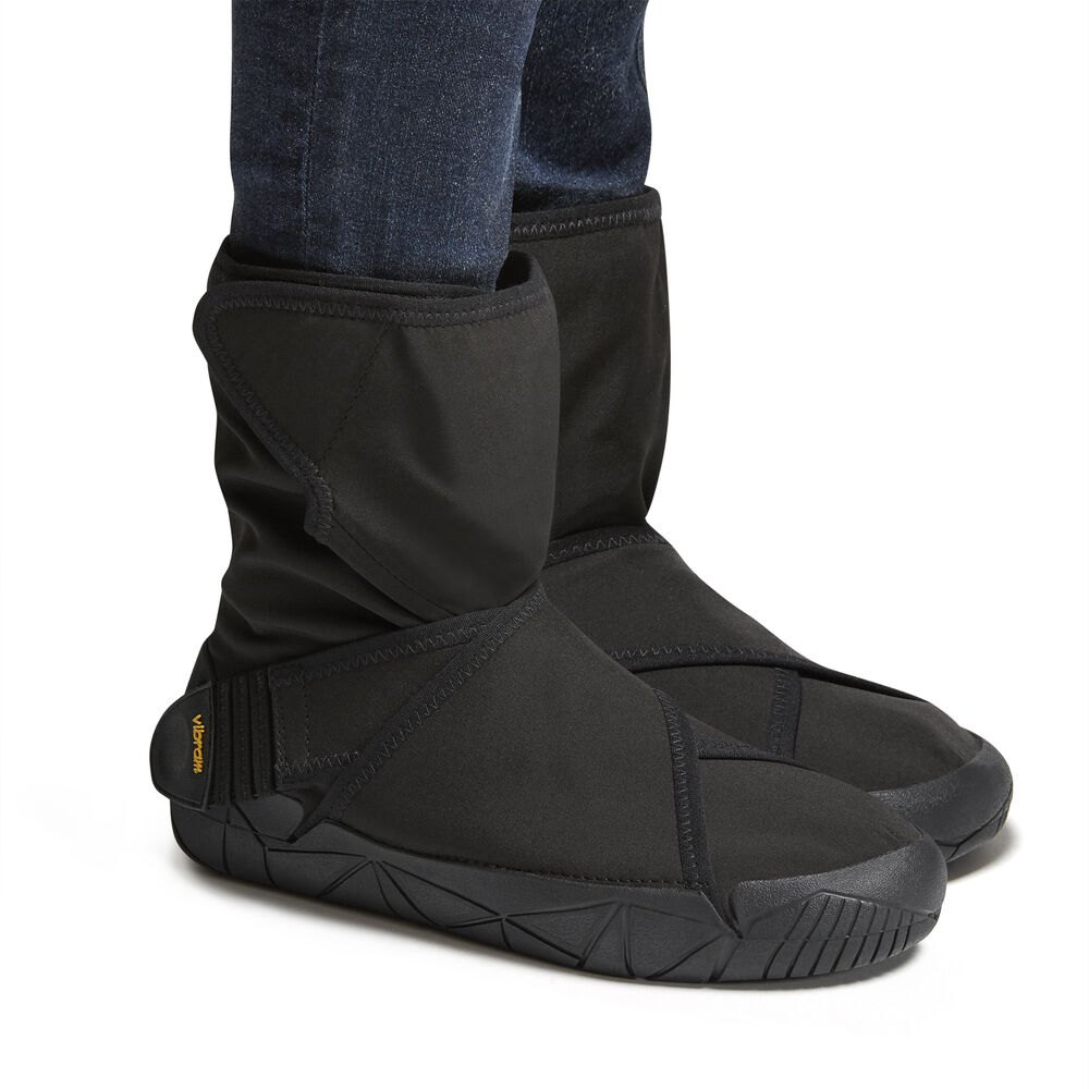 Vibram Furoshiki Dame Støvler Sort - Oslo Wp Vibram Arctic Grip - 8097ZSGPY